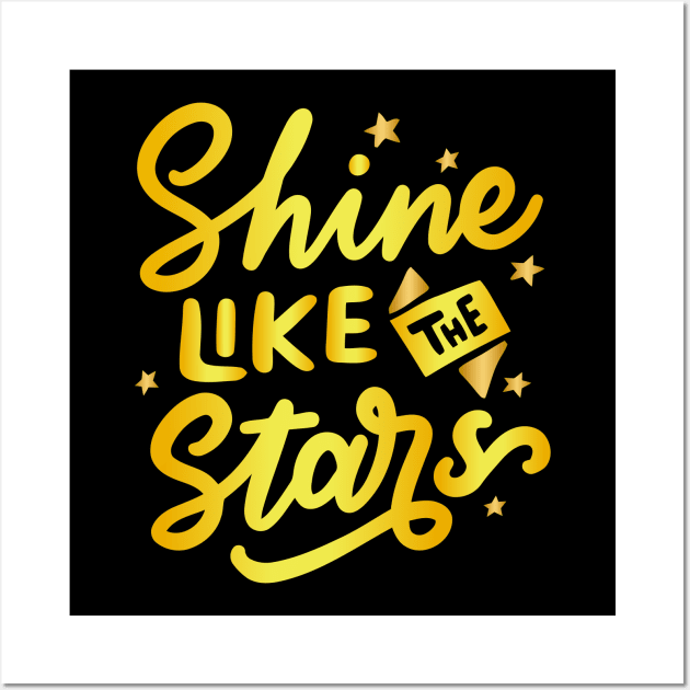 Shine Like A Star Wall Art by BullBee